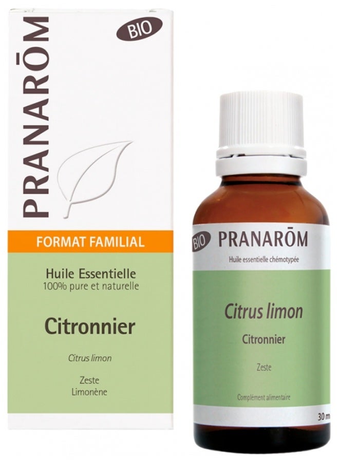 PRANAROM Pranarôm Lemon Essential Oil (Citrus limon) Organic 30ml - Image 1